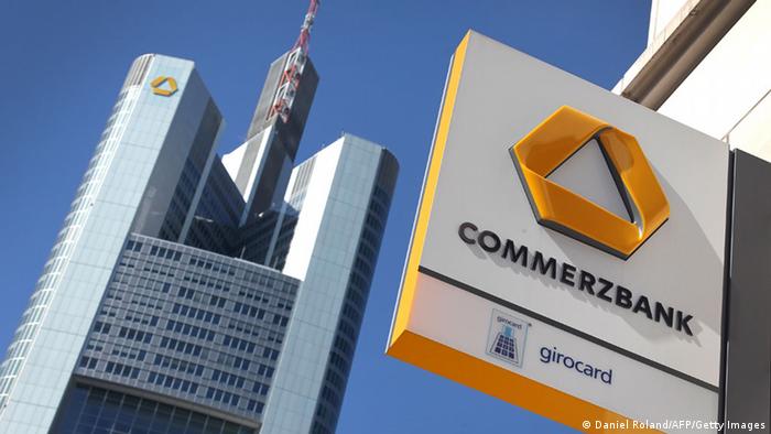 Logo Headquarters Commerzbank Frankfurt am Main (Daniel Roland/AFP/Getty Images)