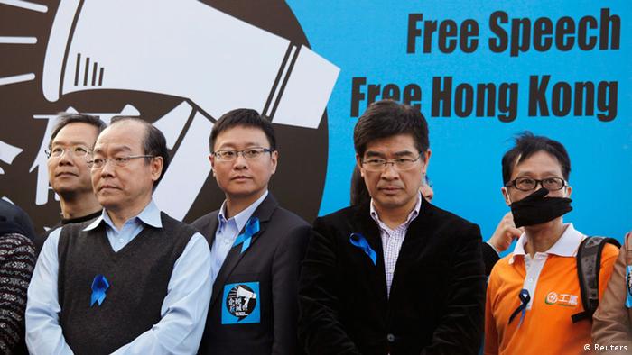 Journalisten Protest Hongkong (Reuters)