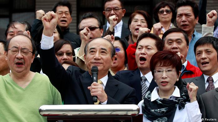 Taiwan Wang Jin-pyng Parlament Rede 06.04.2014 (Reuters)
