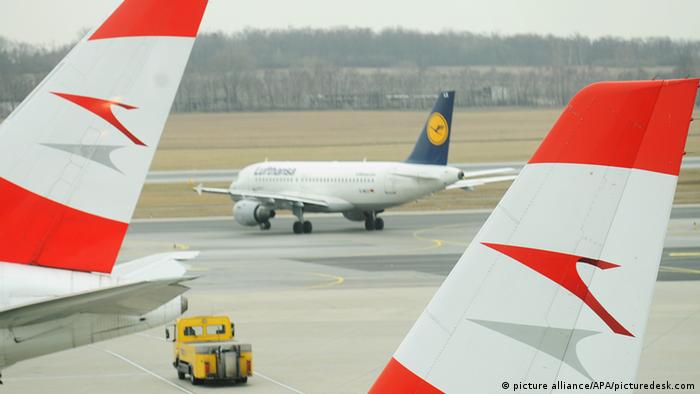 Lufthansa und Austrian Airlines