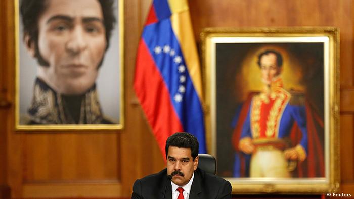 Venezuela Treffen zwischen Präsident Nicolas Maduro und Opposition in Caracas (Reuters)