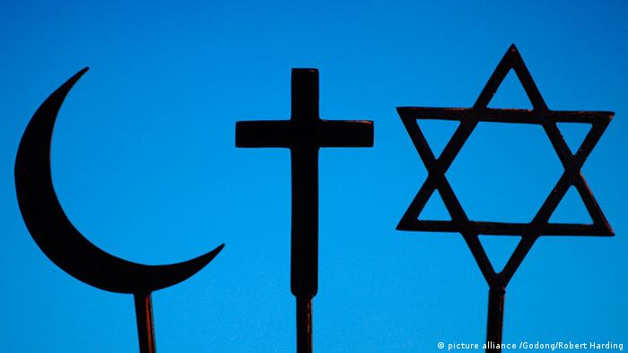 Symbolbild Christentum Judentum Islam (picture alliance /Godong/Robert Harding)
