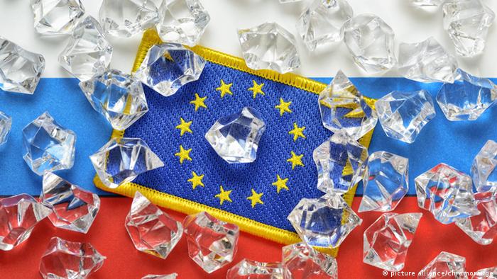 Symbolbild EU und Russland Sanktionen (picture alliance/chromorange)