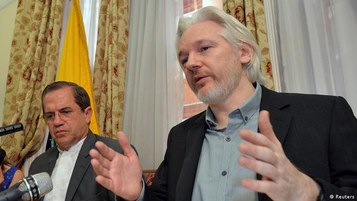 Julian Assange em 18.08.2014