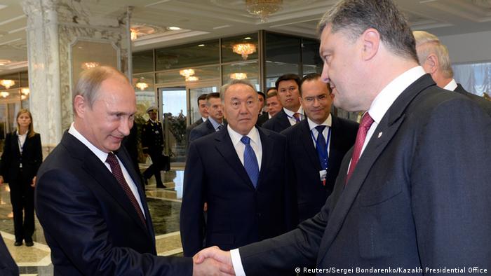 Мінськ: зустріч Порошенка та Путіна завершилась без коментарів ...