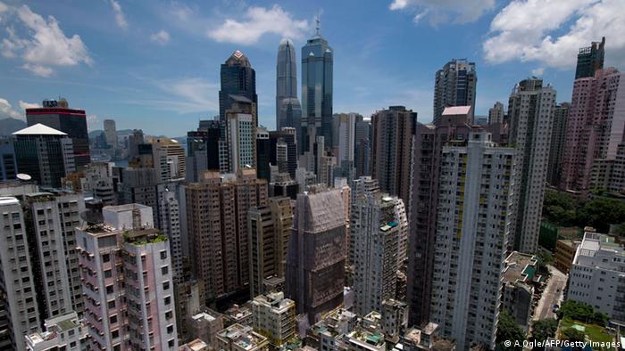 Hongkong Skyline Finanzielles Zentrum (A.Ogle/AFP/Getty Images)