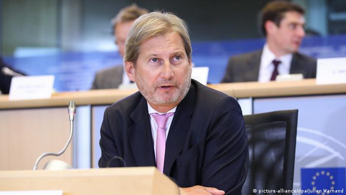 Europaparlament Anhörung Johannes Hahn (picture-alliance/dpa/Julien Warnand)