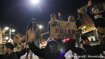 Proteste gegen den Ferguson Urteil in Emeryville 26.11.2014 (Reuters/E. Nouvelage)