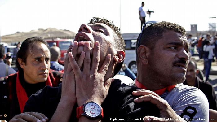 Ägypten Mubarak Anklage fallengelassen enttäuschte Gegner (picture-alliance/AP Photo/Ahmed Abd El-Latif, El Shorouk Newspaper)