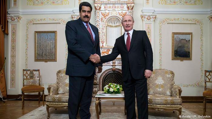 Treffen Nicolas Maduro und Wladimir Putin 15.01.2015 (Reuters/P. Golovkin)