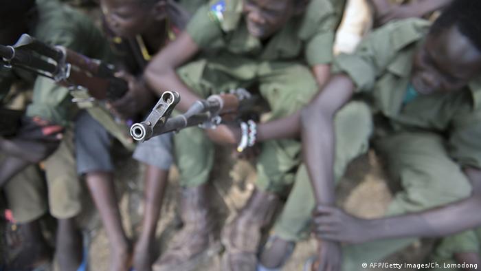 Child soldiers in South Sudan (AFP/Getty Images/Ch. Lomodong)