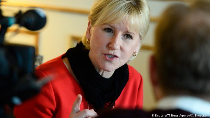 Schweden Margot Wallstrom Außenministerin (Reuters/TT News Agency/C. Bresciani)