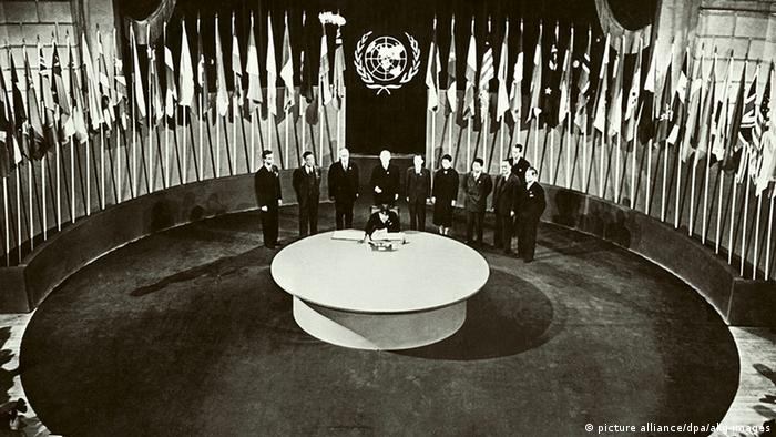 BM Antlaşması’na 26 Haziran 1945'te ilk imzayı Çin’in temsilcisi atmıştı.