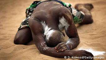 Cérémonie vodou à Ouidah au Bénin (D. Kitwood/Getty Images)