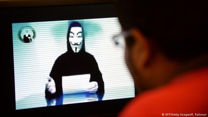 Symbolbild Anonymous Hacker (AFP/Getty Images/R. Rahman)