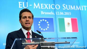 Brüssel Pena Nieto EU-Mexiko Gipfel (Getty Images/AFP/E. Dunand)