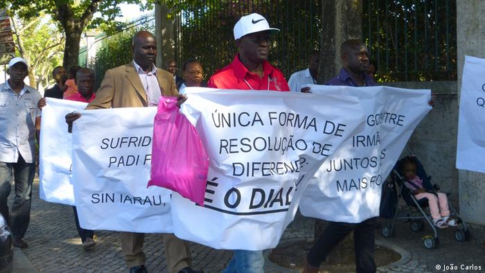 Protest in Lissabon gegen Instabilität in Guinea-Bissau (João Carlos)