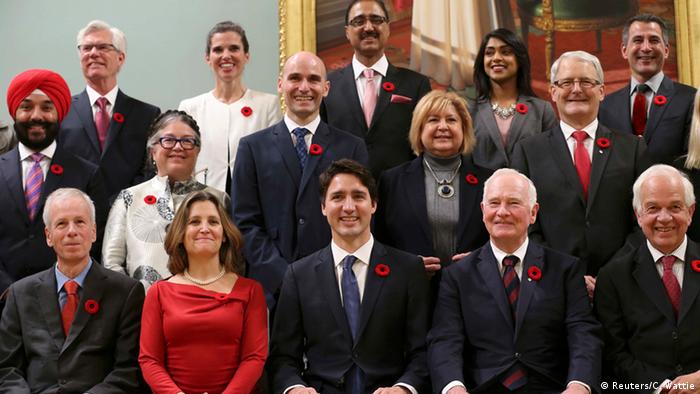 Trudeau Unveils Cabinet That Looks Like Canada Americas North