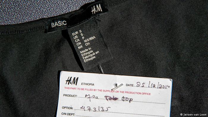 Clothing giant H&M is one of the companies producing its garments in Ethiopia (Jeroen van Loon)
