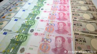 IMF Scheine chinesisches Yuan (picture alliance/dpa)