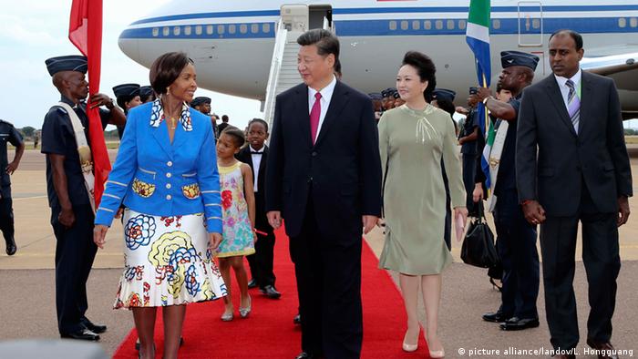 Xi Jinping visits South Africa (picture alliance/landov/L. Hongguang)