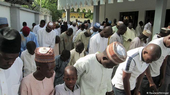 Muslims in Maiduguri attending Friday prayers (Reuters/Stringer)