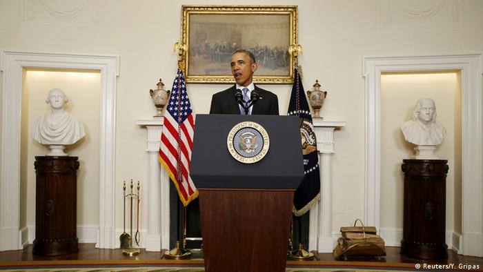 USA Barack Obama PK Iran Nuklear Deal (Reuters/Y. Gripas)