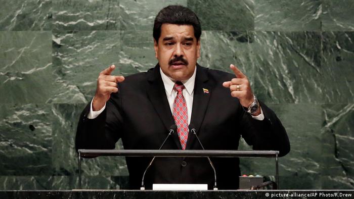 Nicolas Maduro Venezuela UN Vereinte Nationen (picture-alliance/AP Photo/R.Drew)