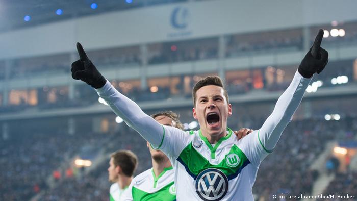 Wolfsburg secure first-leg win despite 