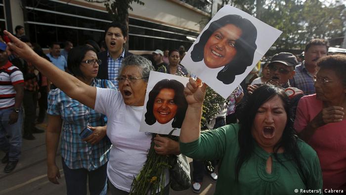 Honduras Proteste nach dem Tod von Berta Cáceres (Reuters/J. Cabrera)