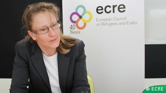 Η Κάθριν Γούλαρντ είναι διευθύντρια του Ευρωπαϊκού Συμβουλίου για Πρόσφυγες και Εξόριστους 
