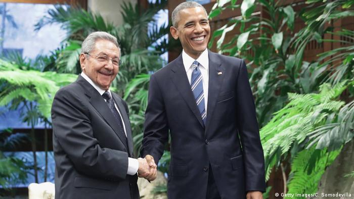 Castro e Obama em Havana, 21/03/2016
