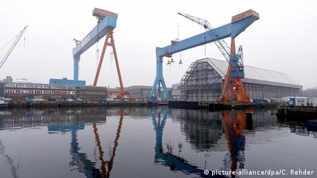 Deutschland U-Boot Werft ThyssenKrupp Marine Systems Kiel (picture-alliance/dpa/C. Rehder)