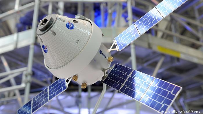 Ein Modell Projekt Orion US-Europäisches Raumschiff (picture-alliance/dpa/I.Wagner)