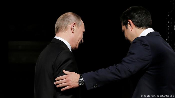 Griechenland Athen Vladimir Putin und Alexis Tsipras (Reuters/A. Konstantinidis)
