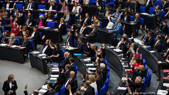 Deutschland Bundestag Armenienresolution Abstimmung (Getty Images/AFP/O. Andersen)