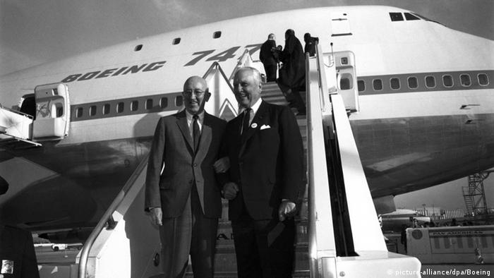 Boeing President Bill Allen and the head of Pan Am, Juan Trippe