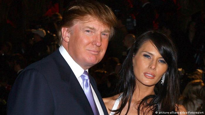 Donald Trump mit Ex-Freundin Melanie Knauss (picture-alliance/dpa-Fotoreport)