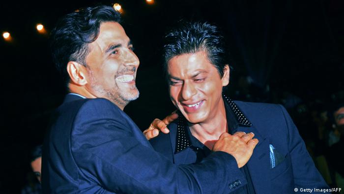 Bollywood Schauspieler Akshay Kumar und Shah Rukh Khan