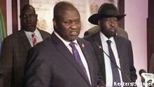 Südsudan Rebellenführer Riek Machar in Juba