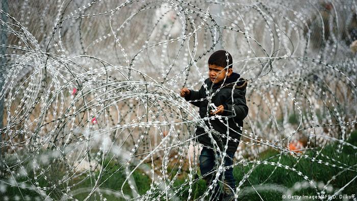 Griechenland Flüchtlinge bei Idomeni (Getty Images/AFP/D. Dilkoff)