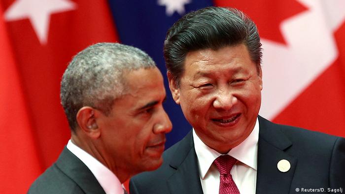 China G20 Gipfel in Hangzhou - Obama & Jinping (Reuters/D. Sagolj)