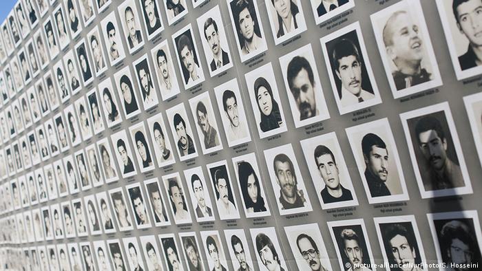 Iran Gedenktafel der Opfer von 1988