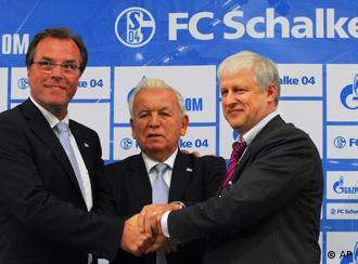 Schalke's managers were all smiles Tuesday
