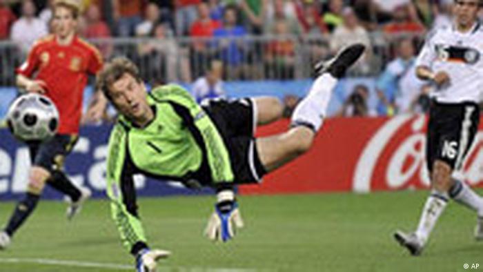 Fußball Euro 2008 Finale Deutschland Spanien Jens Lehmann (AP)