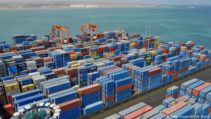 Shipping containers at the port of Djibouti (Getty Images/AFP/S. Maina)
