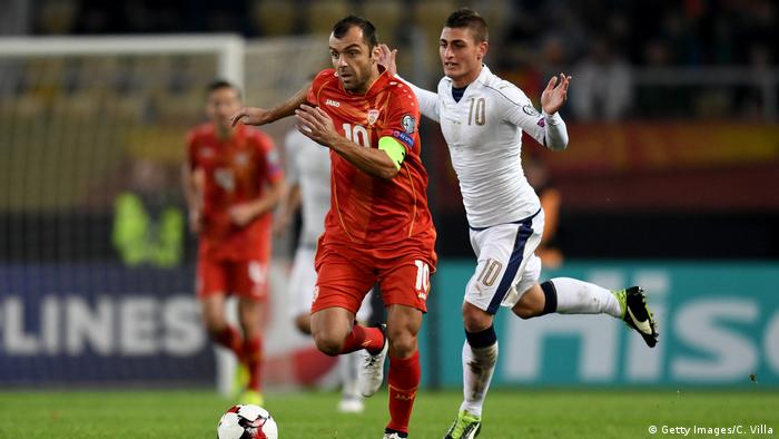 Fußball WM-Qualifikationsspiel Mazedonien gegen Italien (Getty Images/C. Villa)