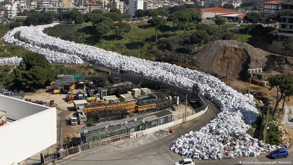 Lebanon garbage crisis pollutes Mediterranean ...