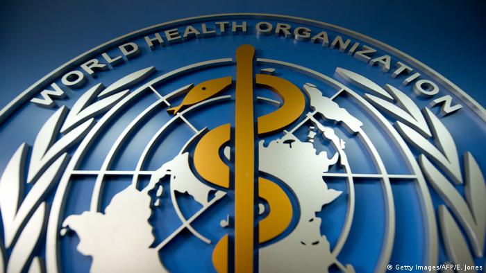 Logo Weltgesundheitsorganisation WHO (Getty Images/AFP/E. Jones)