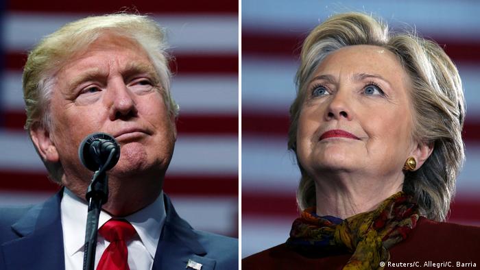 Bildkombo Donald Trump und Hillary Clinton (Reuters/C. Allegri/C. Barria)